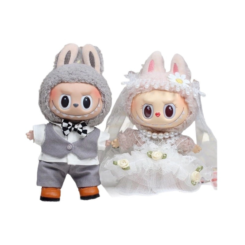 Vinyl Pendant Doll Dress Wedding Dress