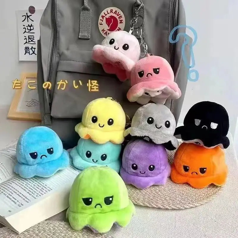 Cute And Soft Octopus Plush Toy Bag Pendant For Friends Creative And Interesting Small Gift Doll Keychain Plush Punch Toy