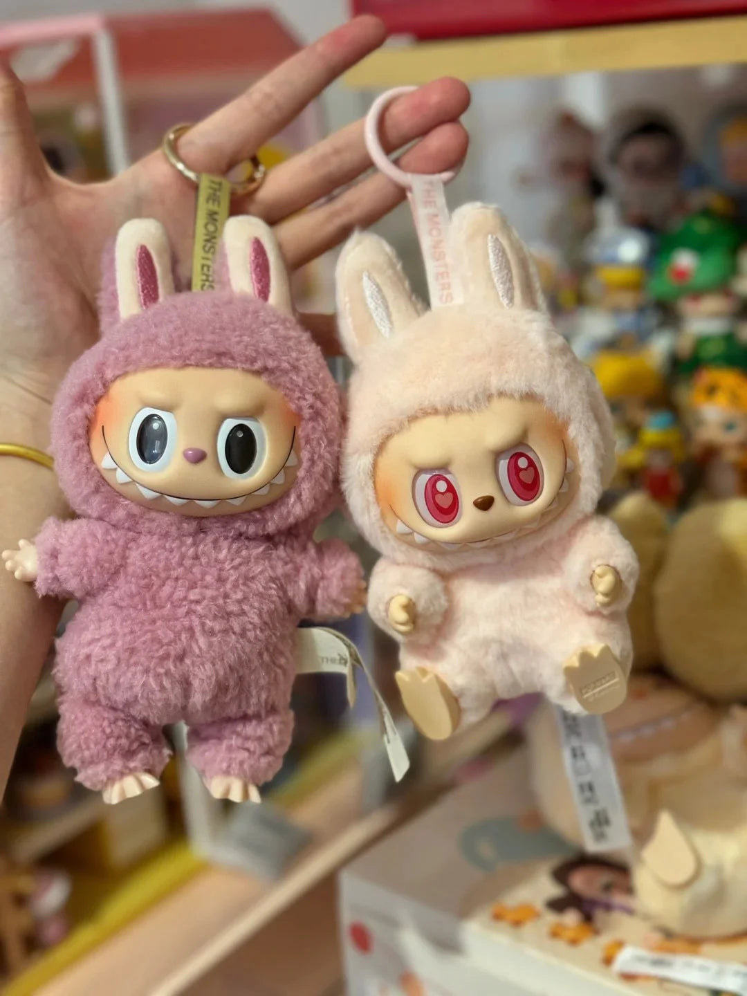 Labubu Blind box The Monsters Lisa Seme Heart Macarrr Vinyl Base Series Trendy Toy Decorations children Birthday Gifts