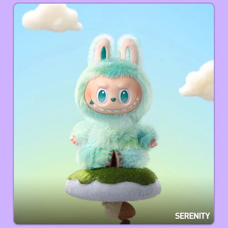 Labubu Plush Toys Keychain Backpack Decoration Toy Animated Characters Mysterious Surprise Box Series Children's Gift