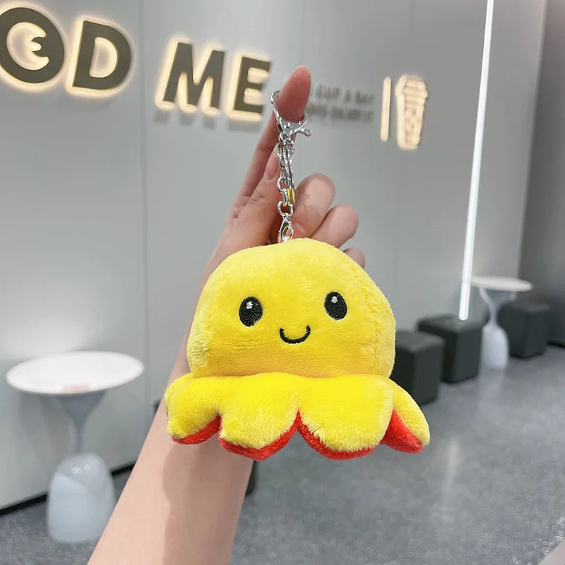 Cute And Soft Octopus Plush Toy Bag Pendant For Friends Creative And Interesting Small Gift Doll Keychain Plush Punch Toy