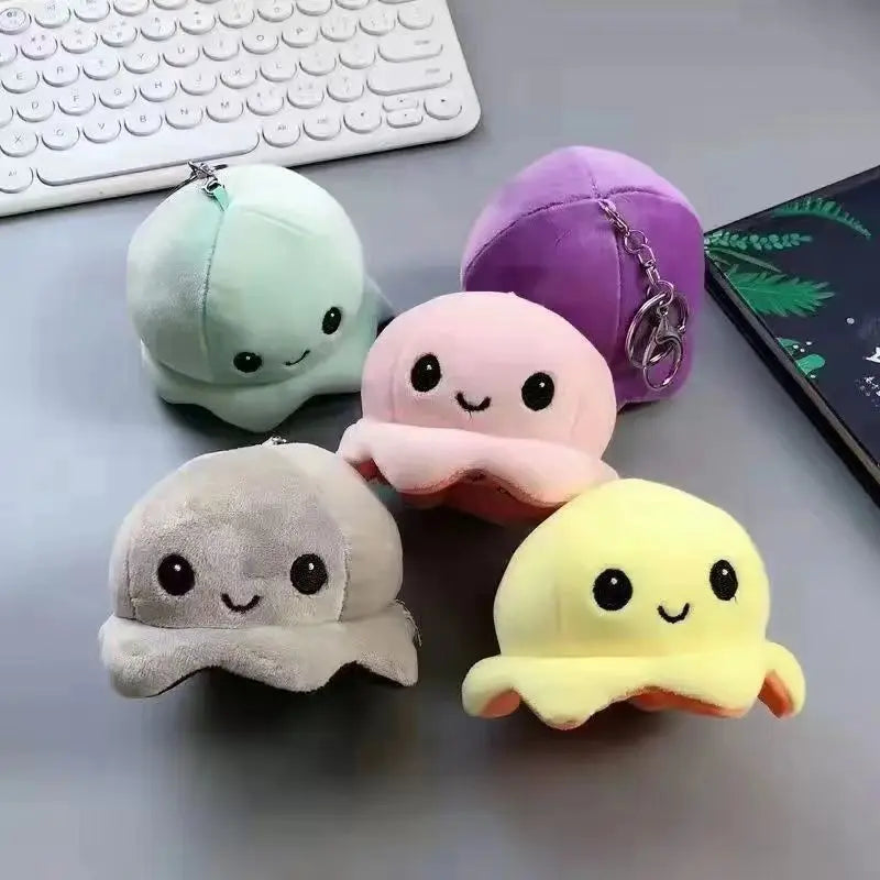 Cute And Soft Octopus Plush Toy Bag Pendant For Friends Creative And Interesting Small Gift Doll Keychain Plush Punch Toy