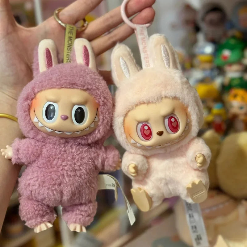 Labubu Blind box The Monsters Lisa Seme Heart Macarrr Vinyl Base Series Trendy Toy Decorations children Birthday Gifts
