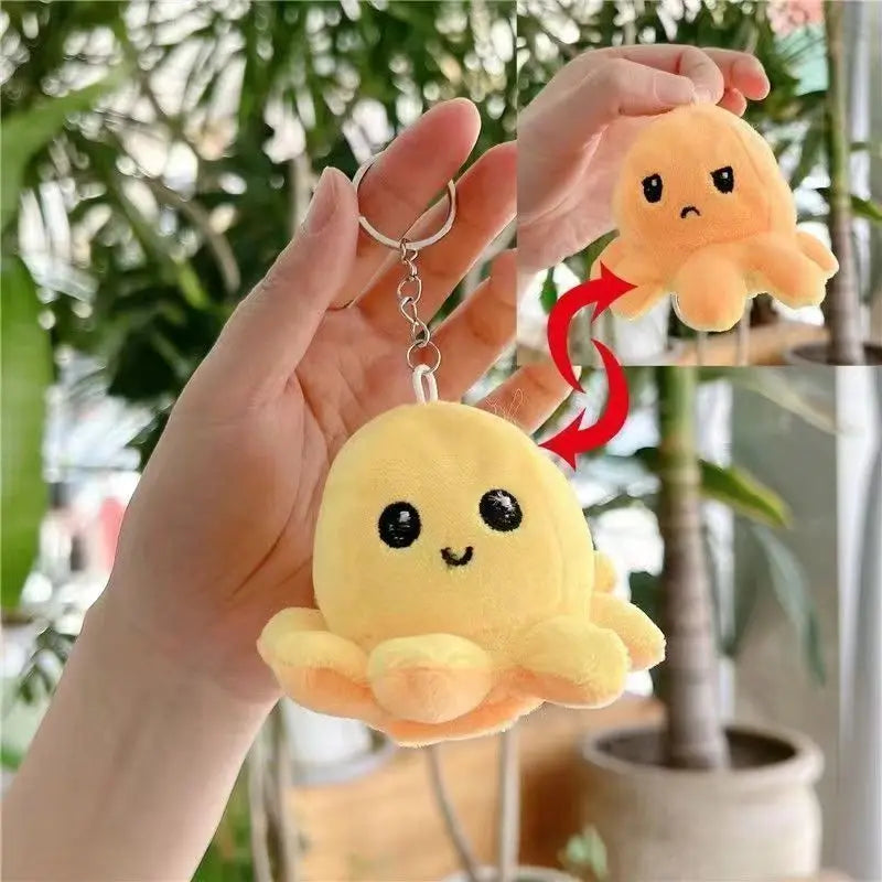 Cute And Soft Octopus Plush Toy Bag Pendant For Friends Creative And Interesting Small Gift Doll Keychain Plush Punch Toy