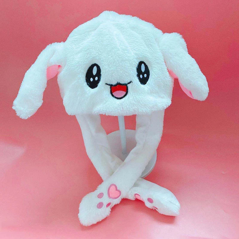 Light Up Your Look with the LED Plush Rabbit Hat!