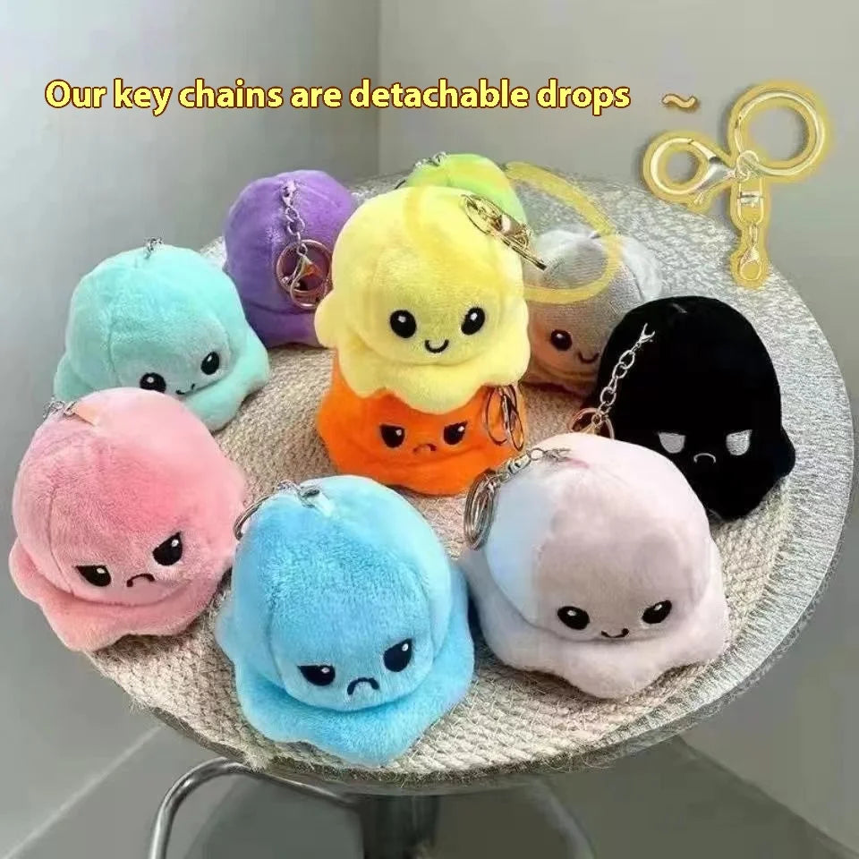 Cute And Soft Octopus Plush Toy Bag Pendant For Friends Creative And Interesting Small Gift Doll Keychain Plush Punch Toy