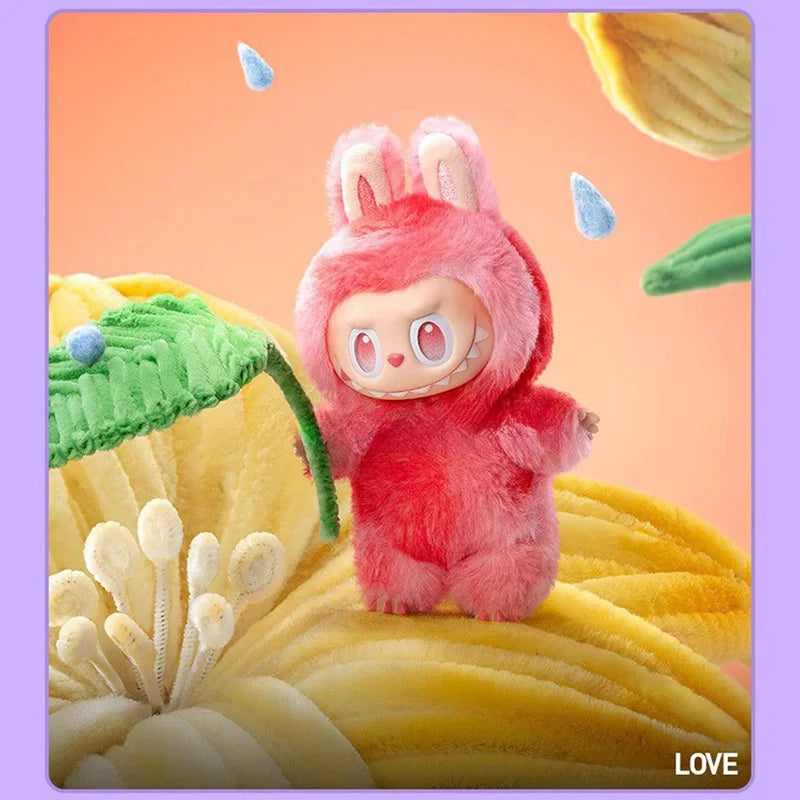 Labubu Plush Toys Keychain Backpack Decoration Toy Animated Characters Mysterious Surprise Box Series Children's Gift