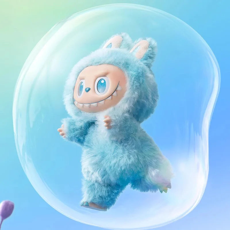 Labubu Plush Toys Keychain Backpack Decoration Toy Animated Characters Mysterious Surprise Box Series Children's Gift