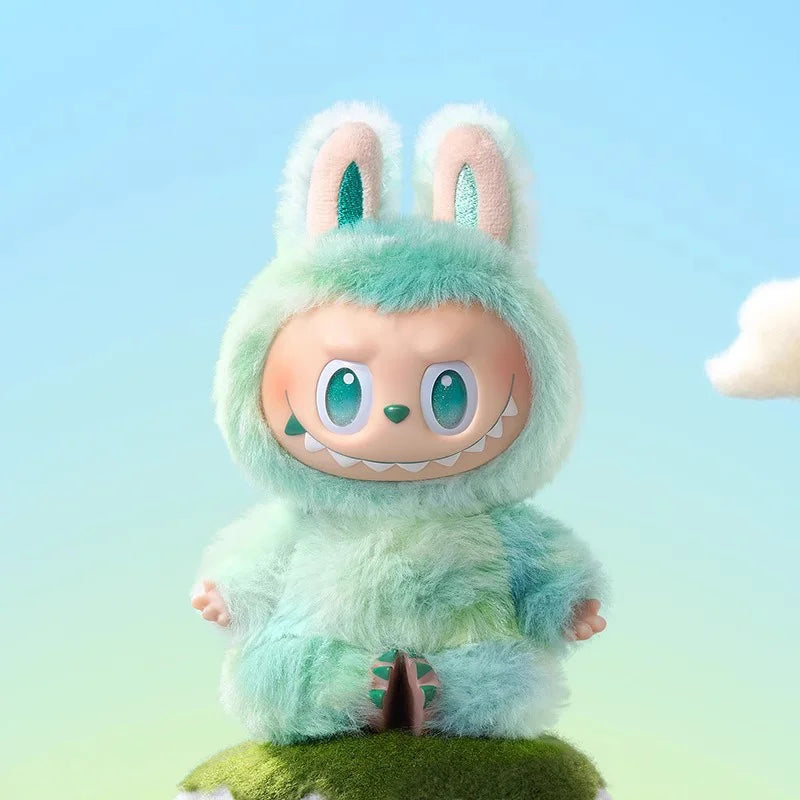 Labubu Plush Toys Keychain Backpack Decoration Toy Animated Characters Mysterious Surprise Box Series Children's Gift