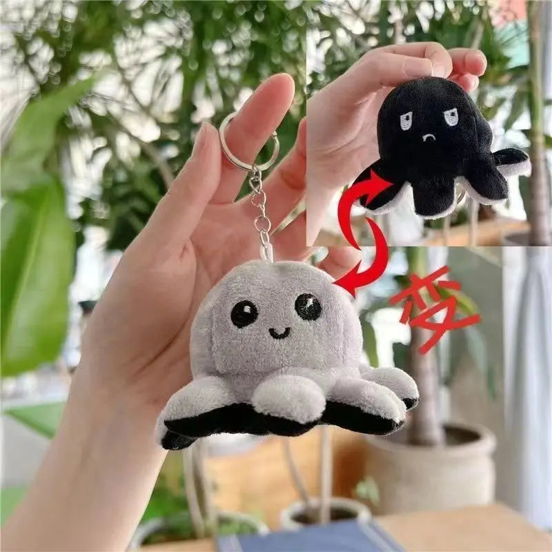 Cute And Soft Octopus Plush Toy Bag Pendant For Friends Creative And Interesting Small Gift Doll Keychain Plush Punch Toy