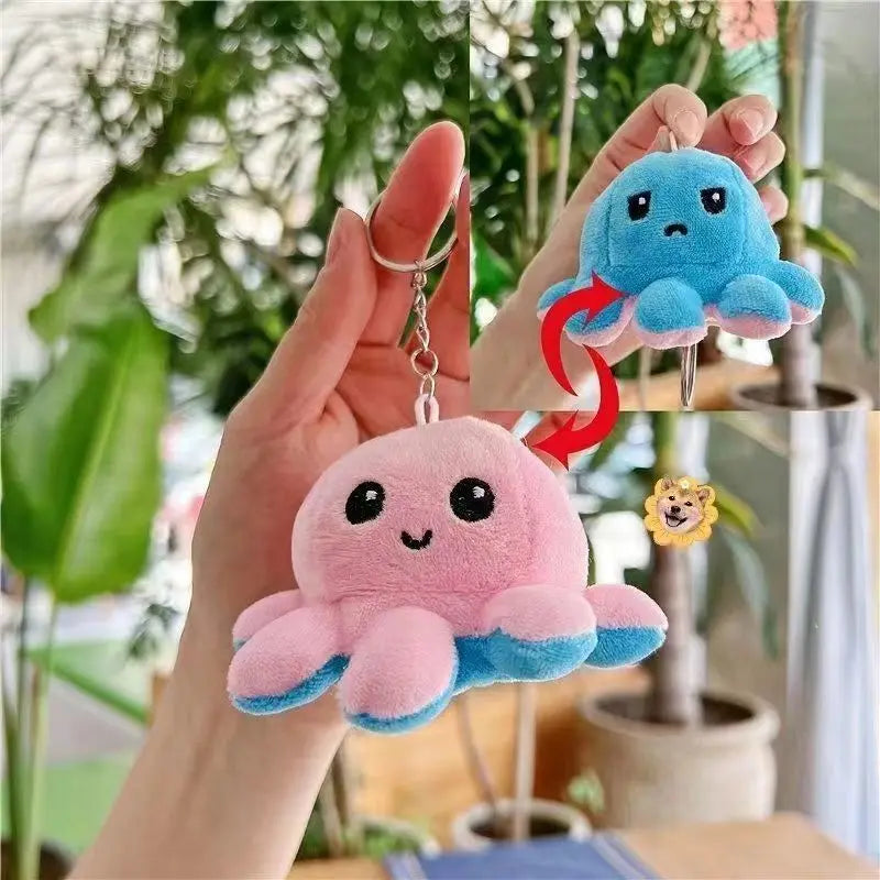 Cute And Soft Octopus Plush Toy Bag Pendant For Friends Creative And Interesting Small Gift Doll Keychain Plush Punch Toy