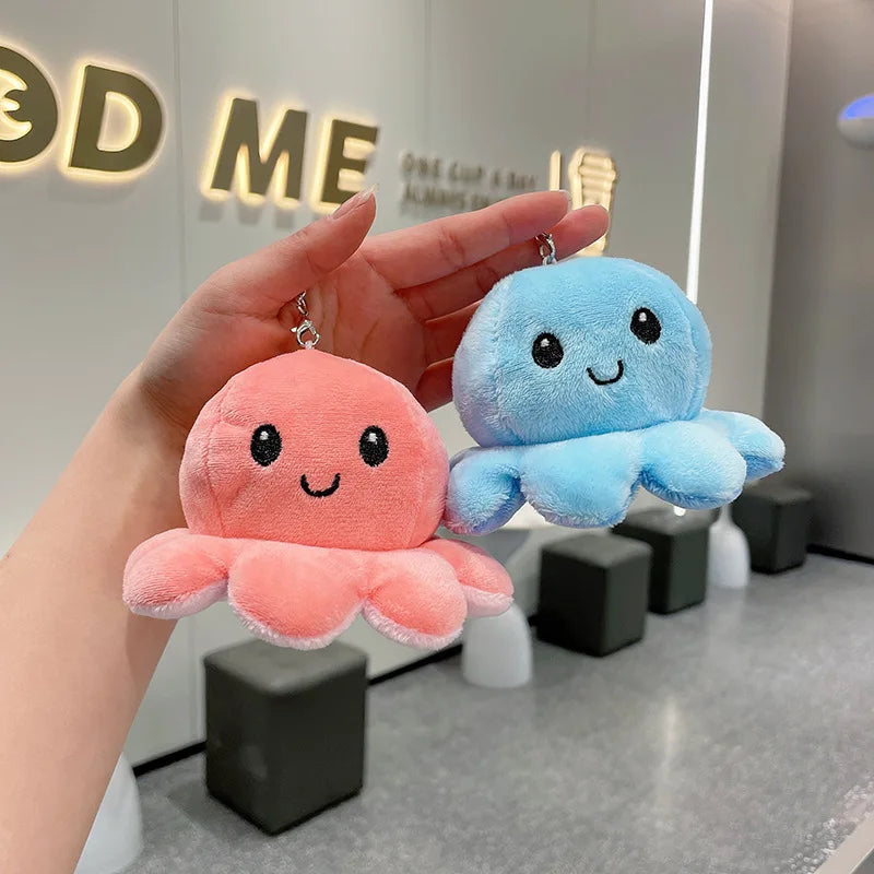 Cute And Soft Octopus Plush Toy Bag Pendant For Friends Creative And Interesting Small Gift Doll Keychain Plush Punch Toy