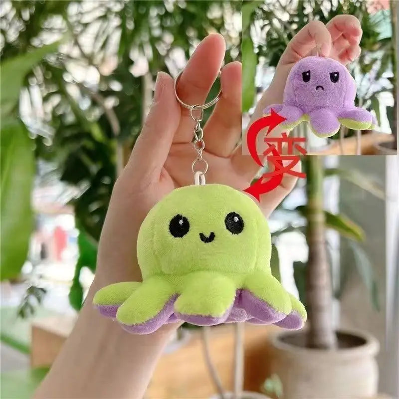 Cute And Soft Octopus Plush Toy Bag Pendant For Friends Creative And Interesting Small Gift Doll Keychain Plush Punch Toy