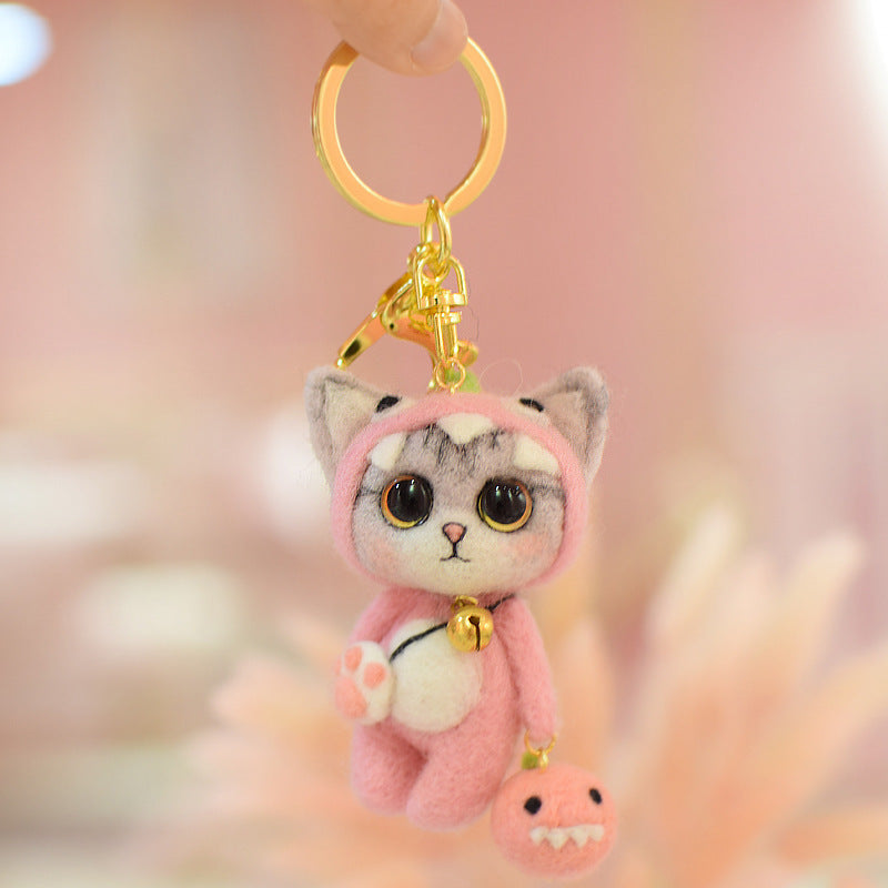 Cat Key Pendant Creative Doll Gift Material Package